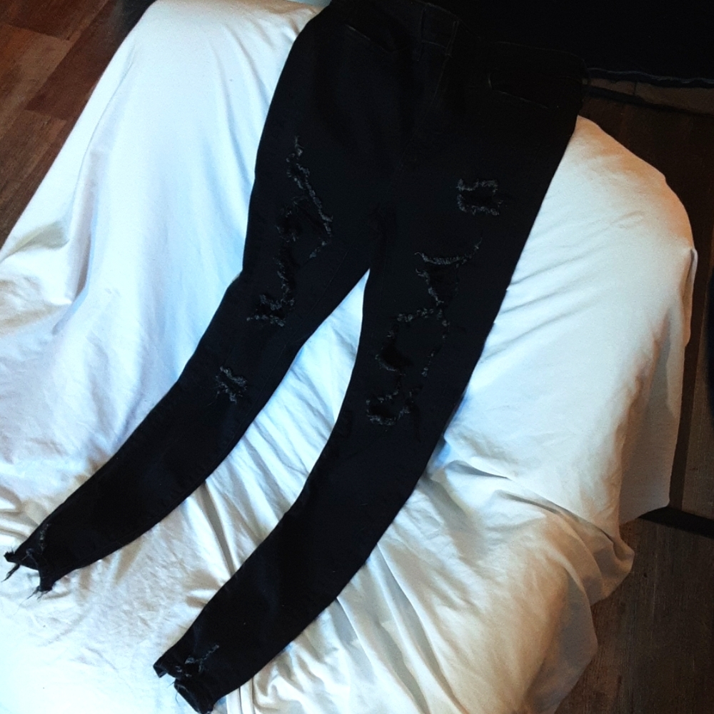 American Eagle, size 4 regular, hi-rise jegging
